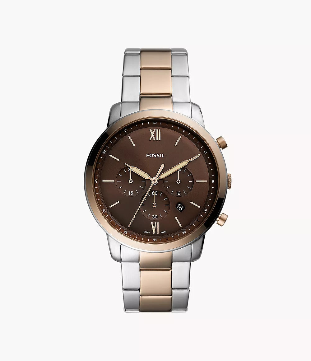 Fossil Neutra Chronograph Two-Tone Stainless Steel Men’s Watch