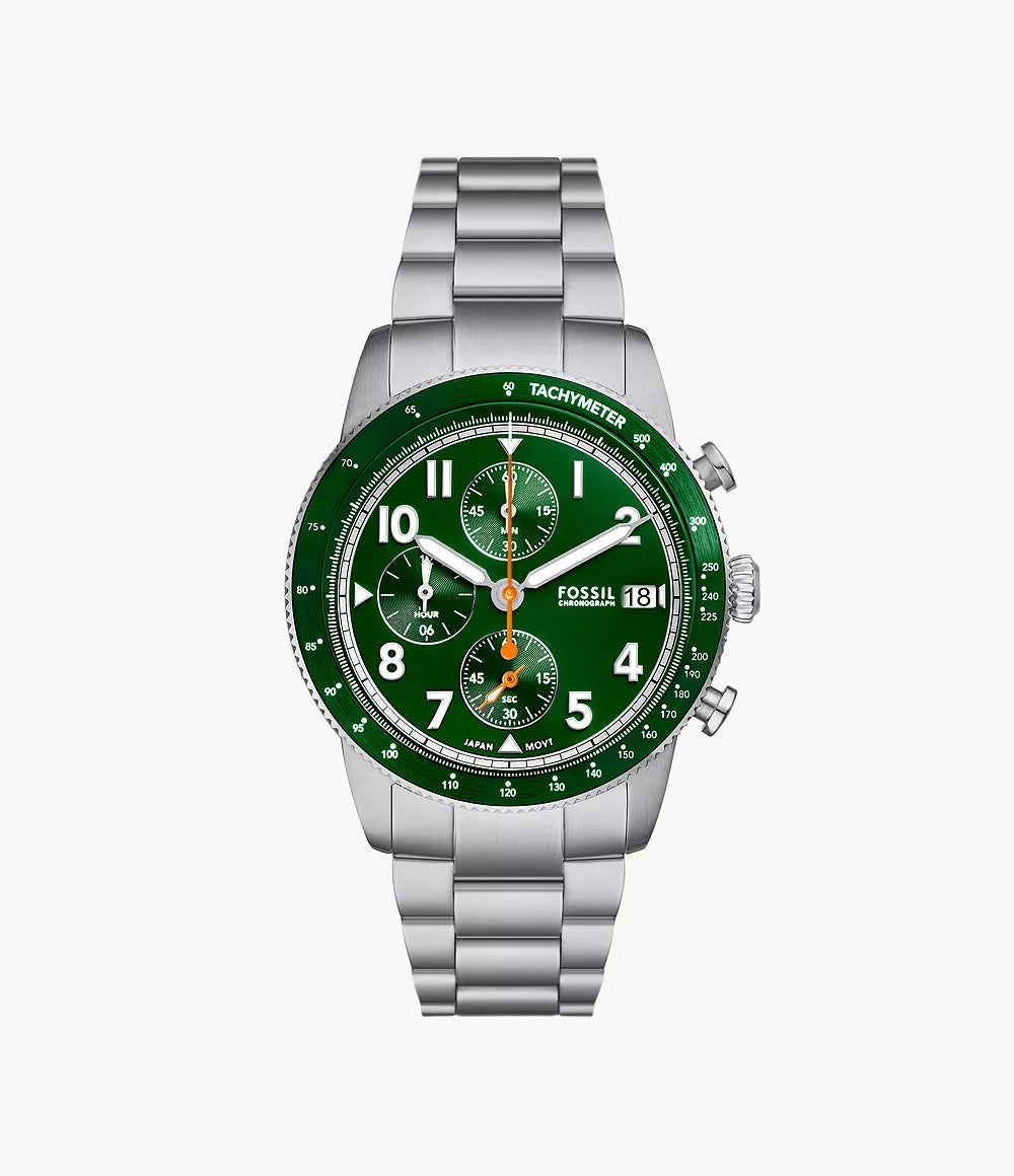 Fossil Sport Tourer Chronograph Stainless Steel Watch