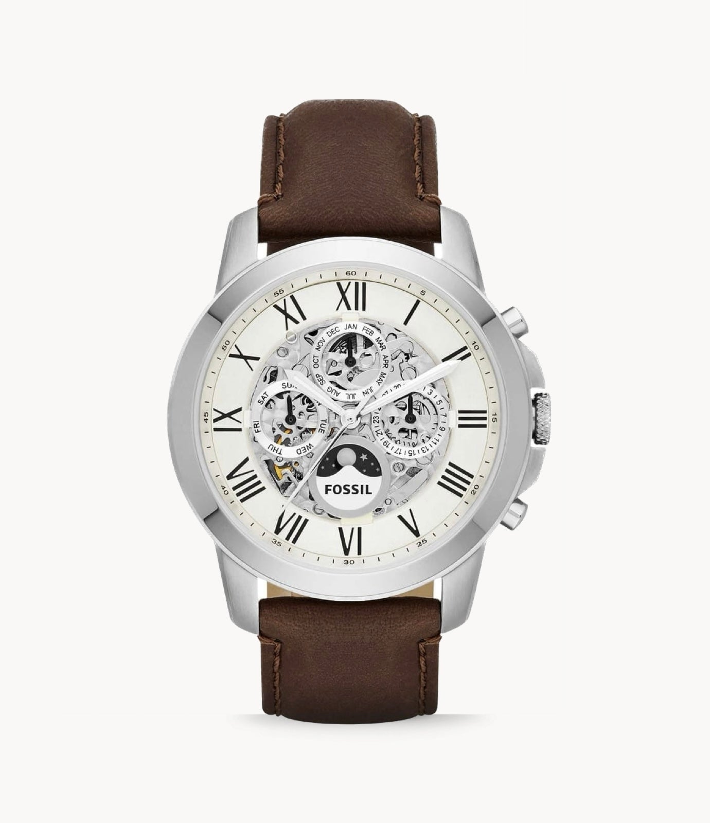 Fossil Grant Sport Skeleton Dial Men's Watch