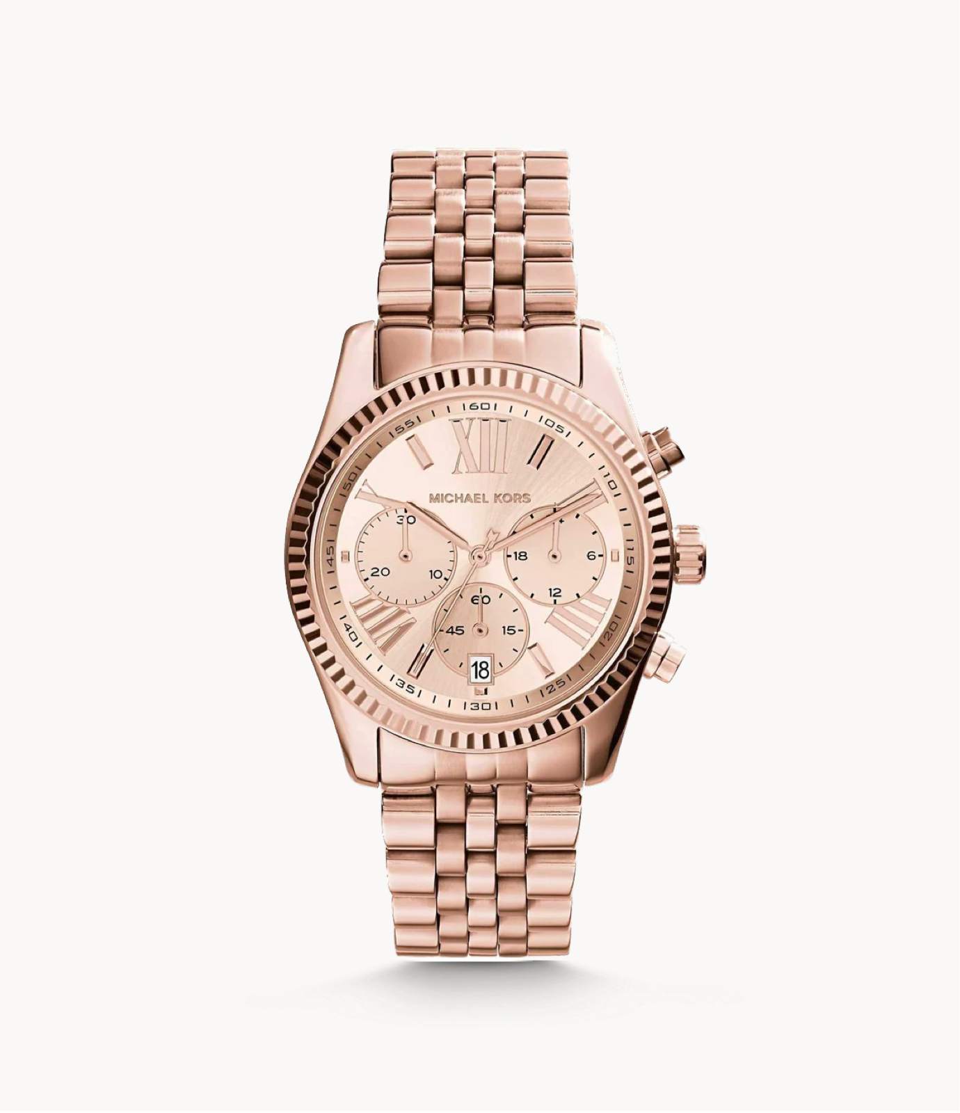 Michael Kors Mid-Size Lexington Chronograph Wrist Watch