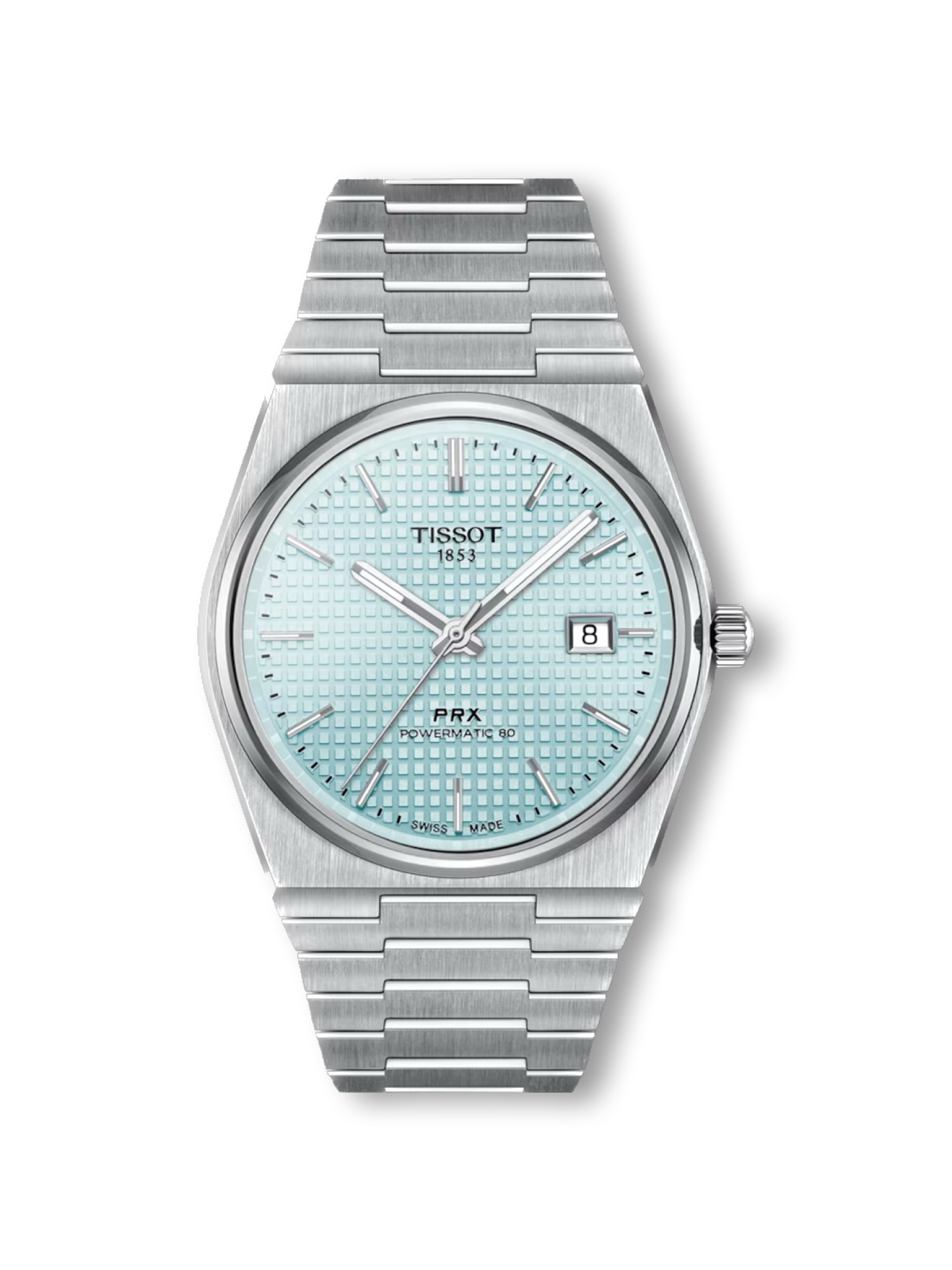 Tissot Prx Powermatic 80 Ice Blue Watch