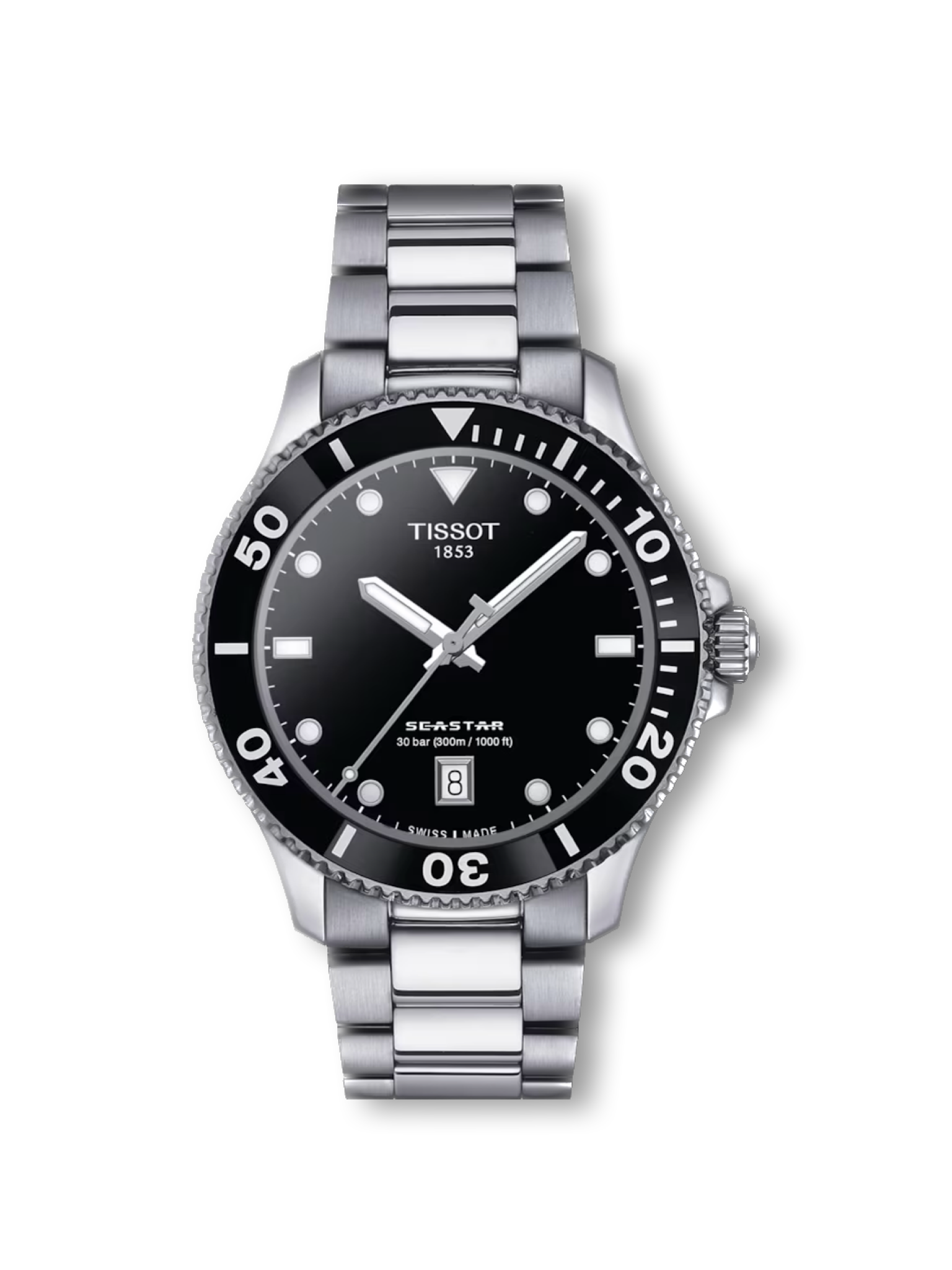 Tissot Seastar 1000 40Mm Black Dial