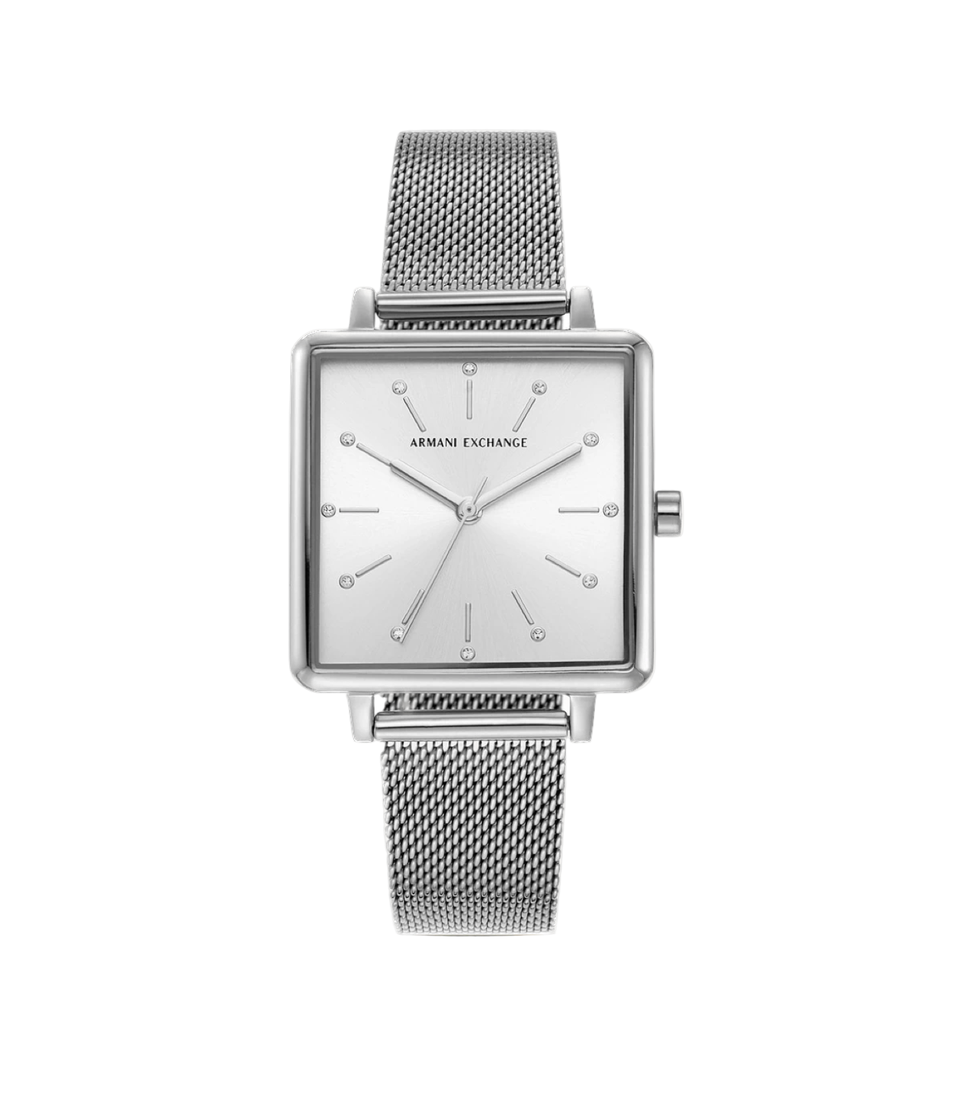 Armani Exchange Quartz Silver Strap Silver Dial Watch