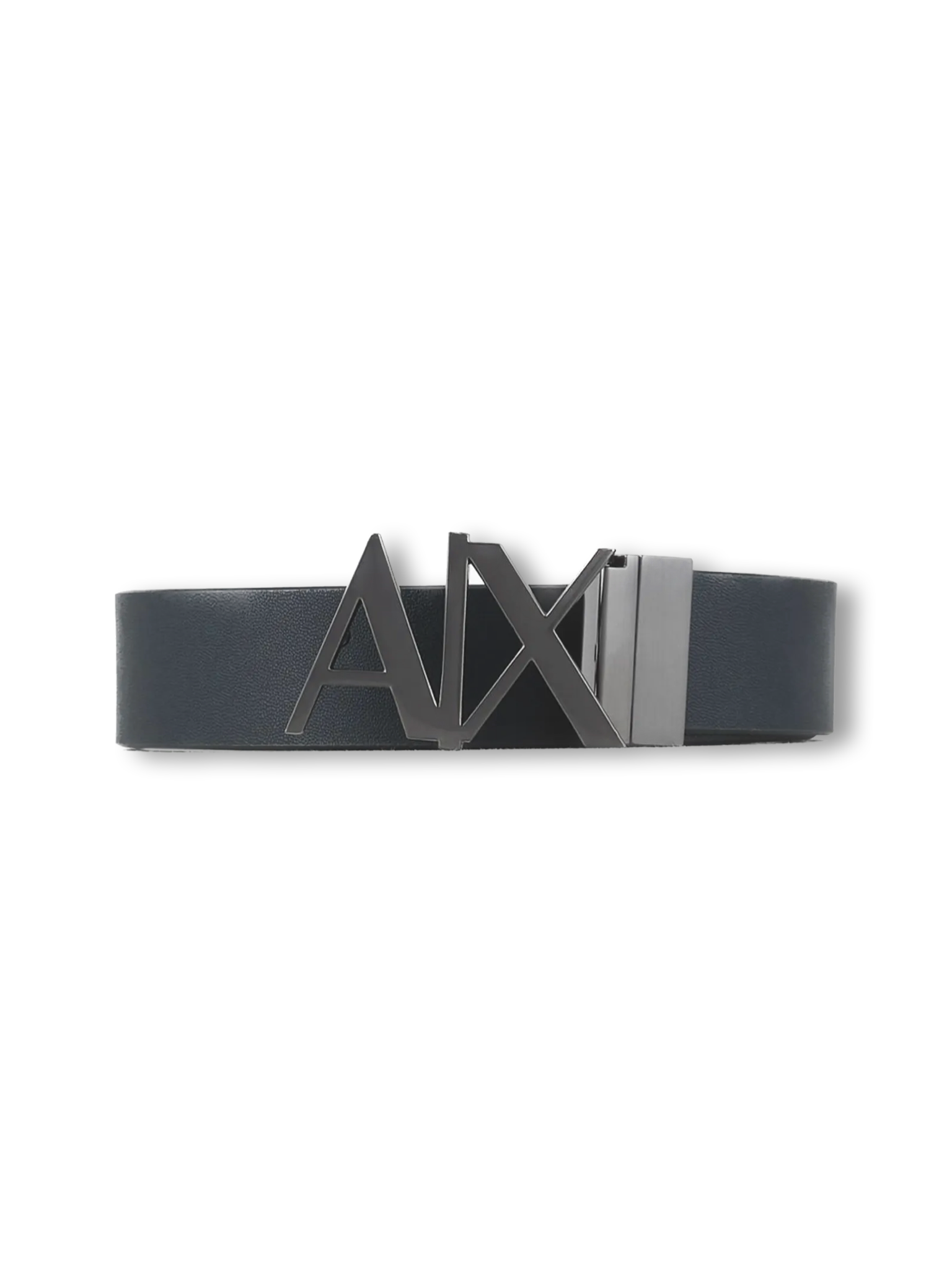 Logo Buckle Leather Belt