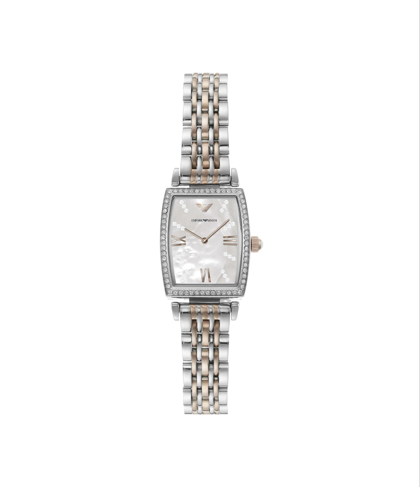Emporio Armani Women'S Two-Hand Two-Tone Stainless Steel Watch