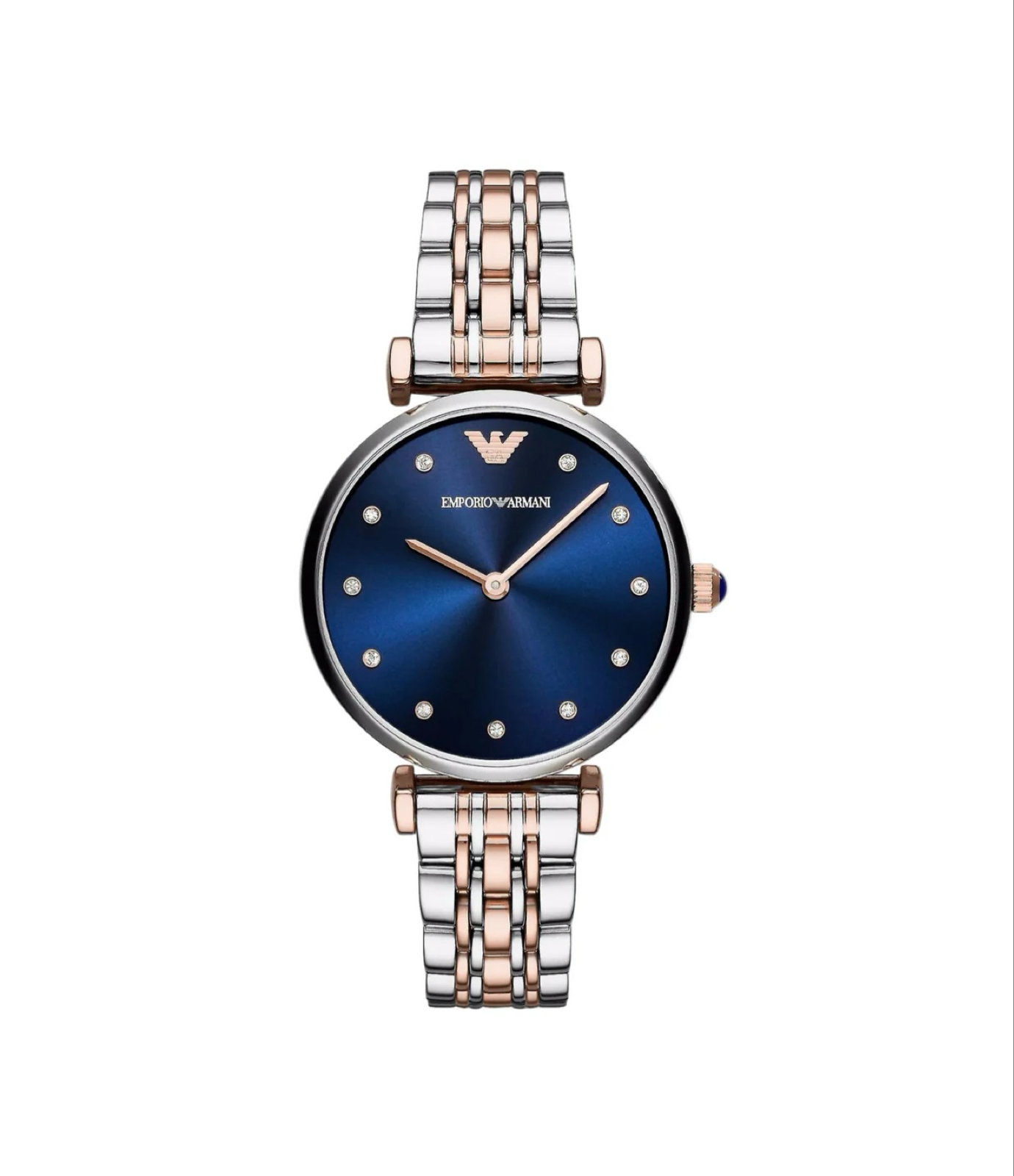 Emporio Armani Women'S Two-Hand Two-Tone Stainless Steel Watch