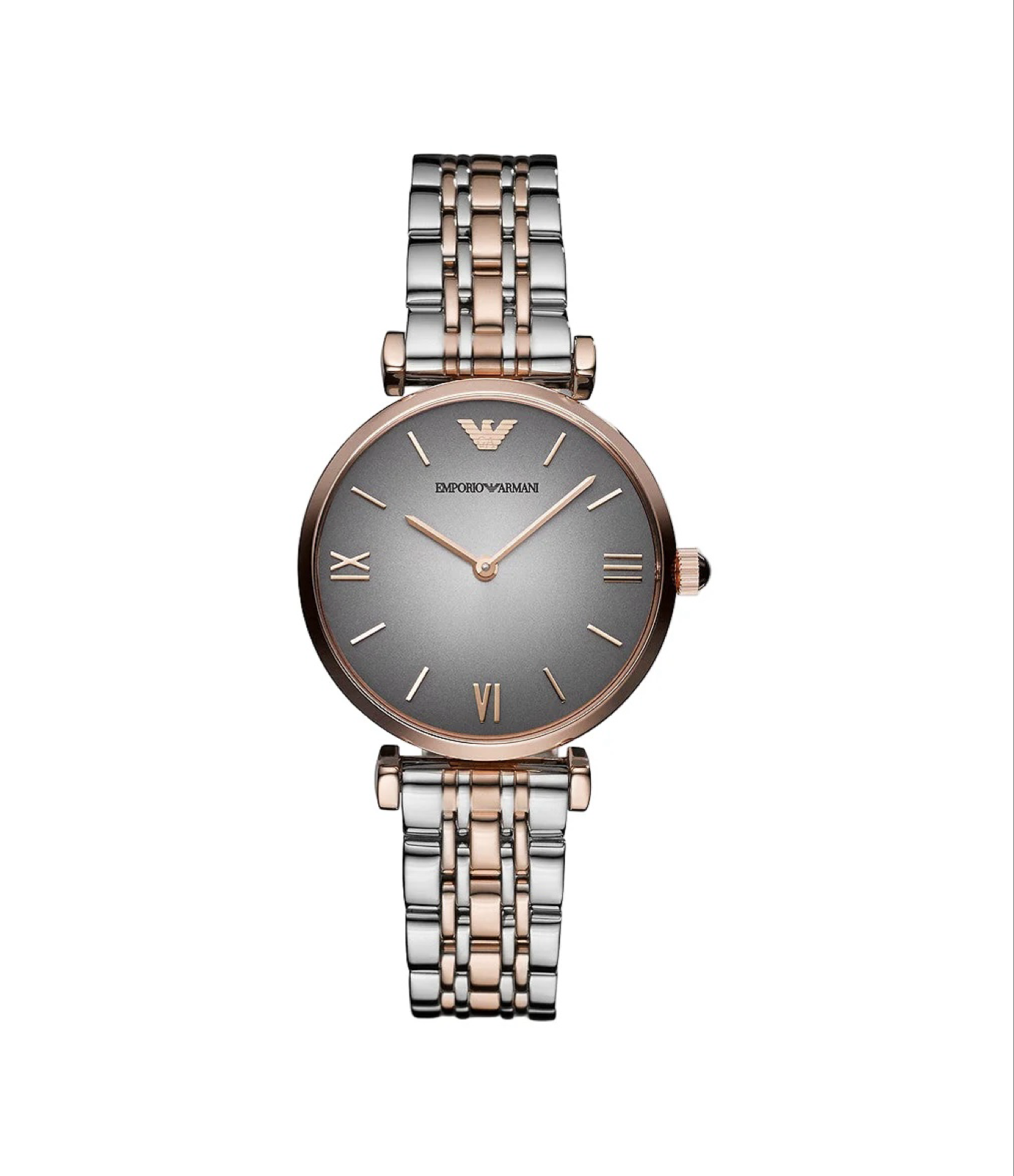 Emporio Armani Womens Two Hand Two-Tone Watch