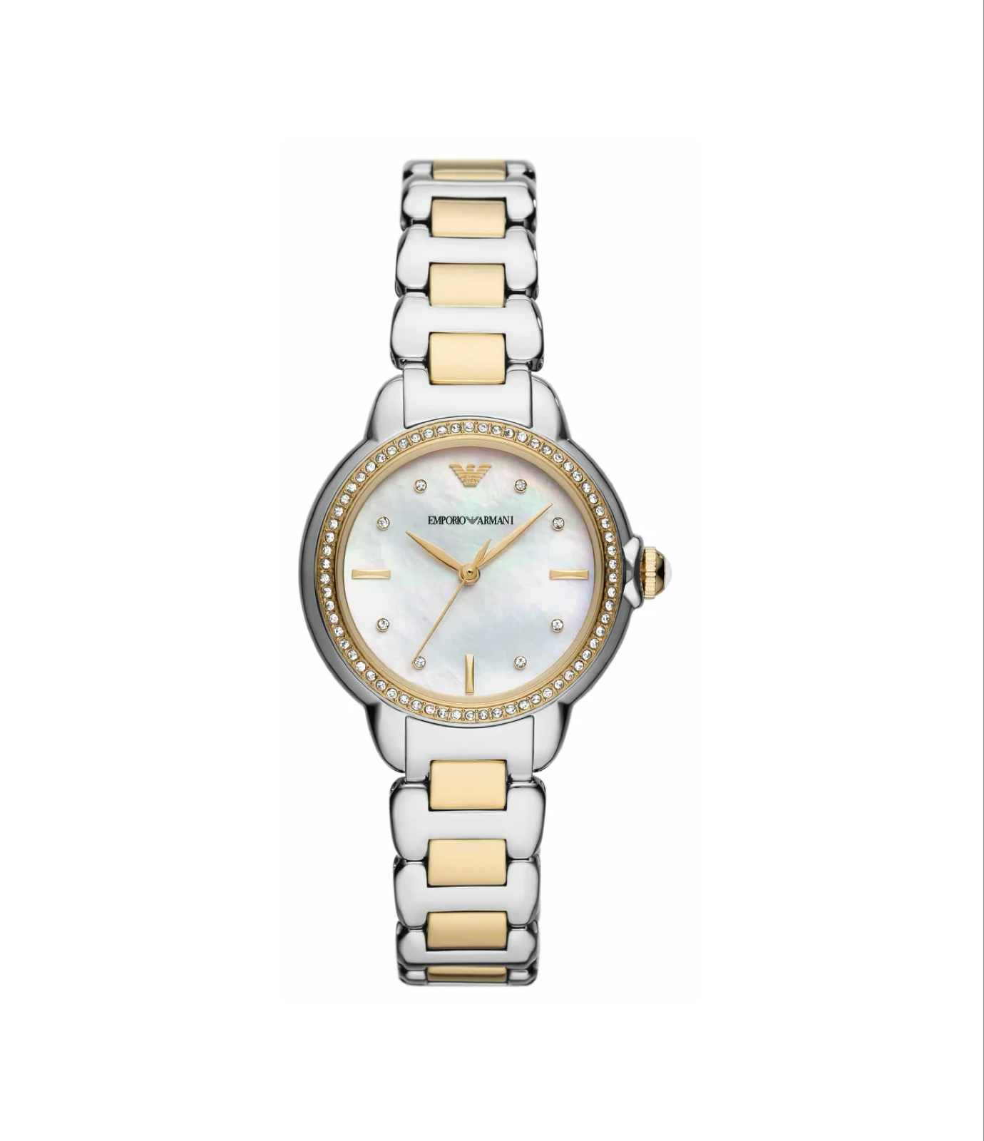 Emporio Armani Two Tone Analogue Watch