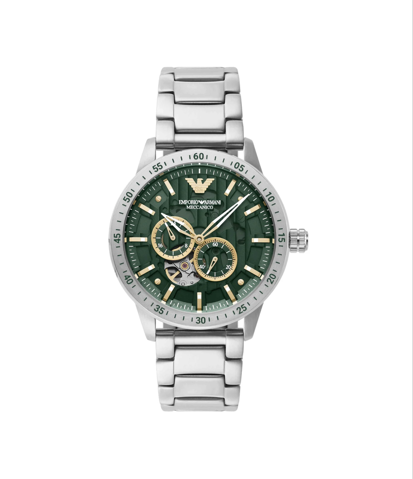 Emporio Armani Silver Tone Analogue Watch
