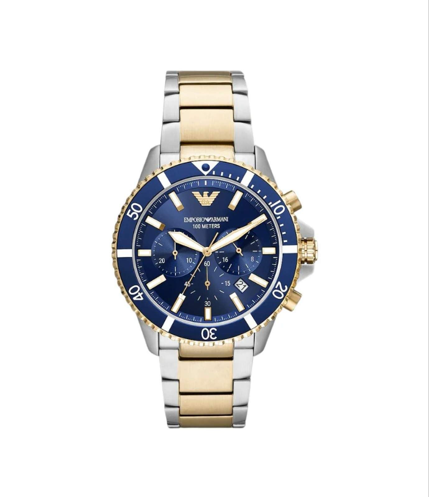 Emporio Armani Men’s Chronograph Two-Tone Watch