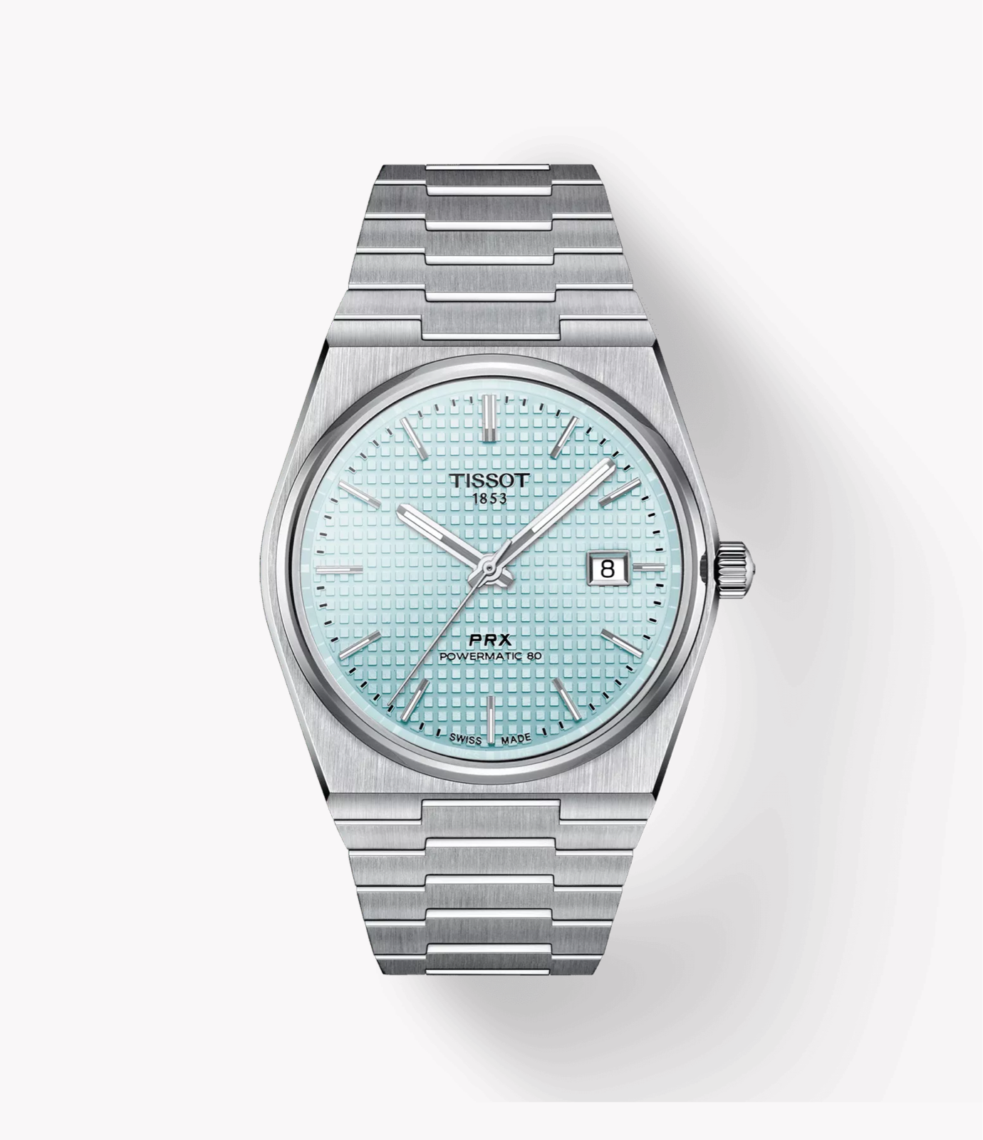 Tissot Prx Powermatic 80 Ice Blue Watch