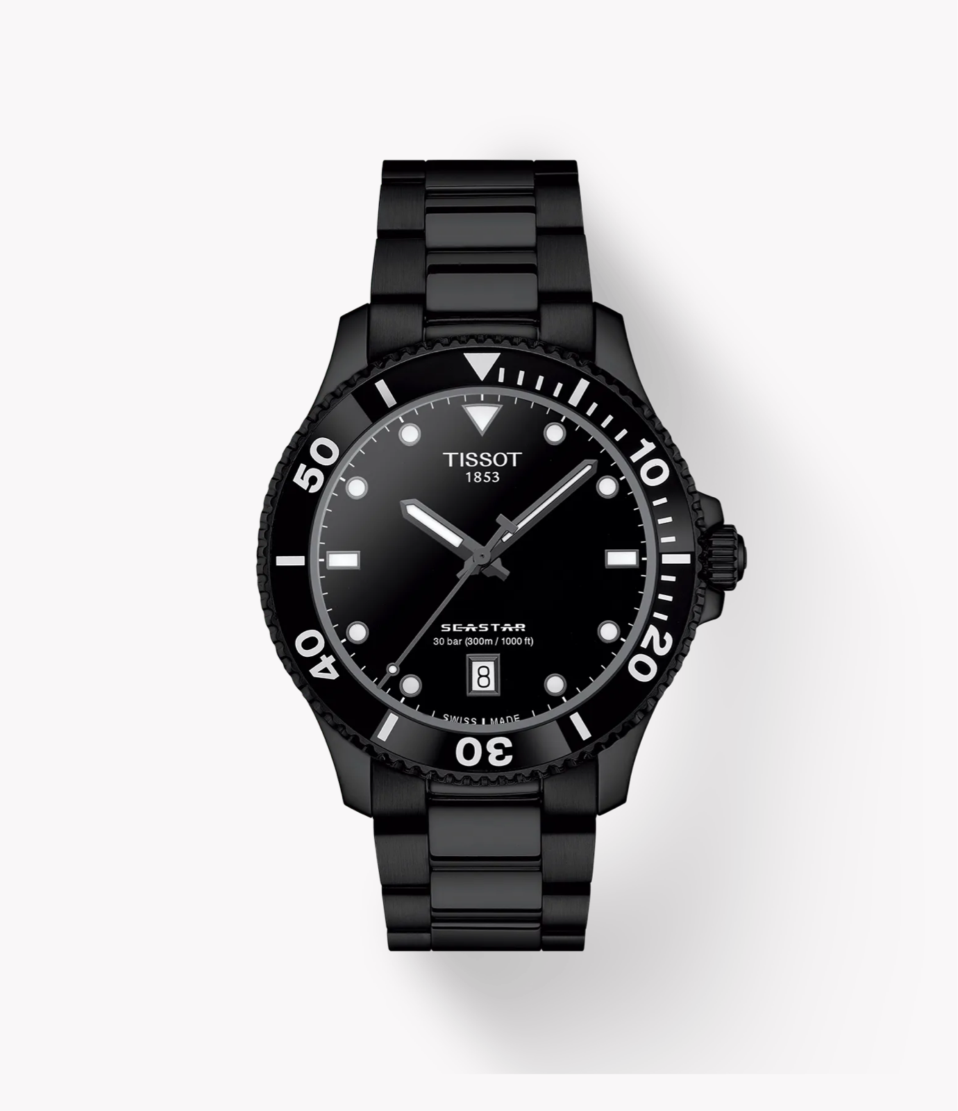 Tissot Seastar 1000 40Mm Black Dial