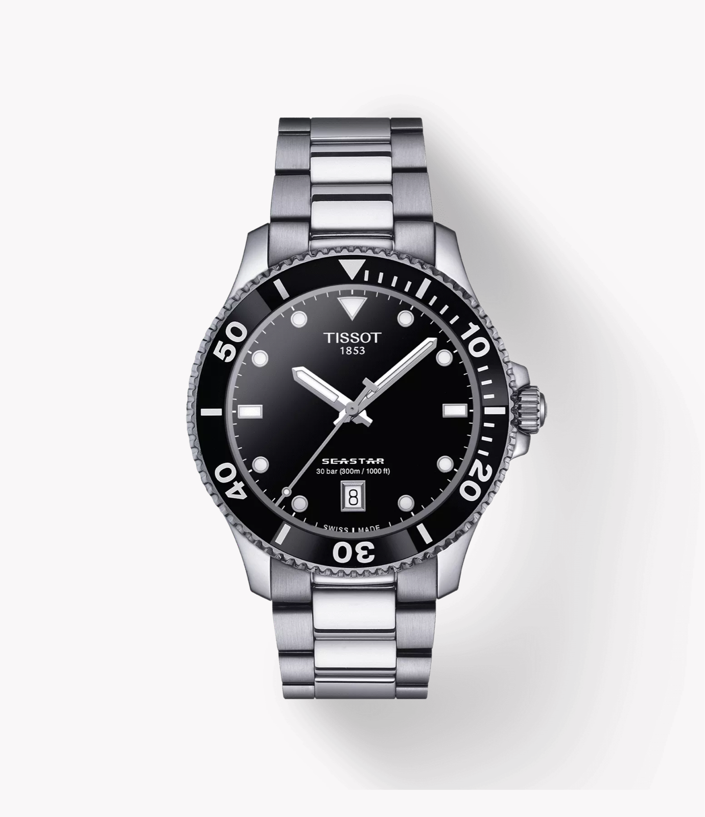 Tissot Seastar 1000 40Mm Black Dial