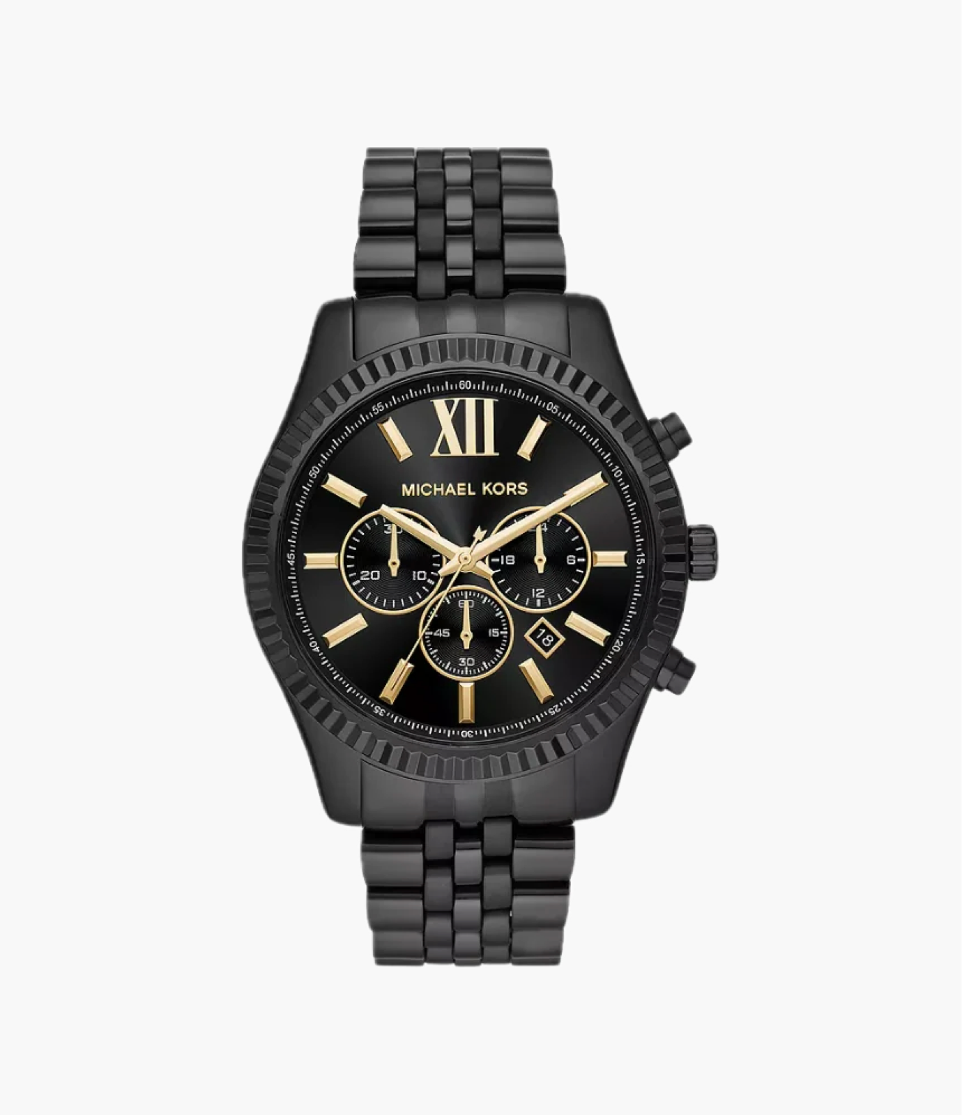 Michael Kors Men'S Lexington Black Watch