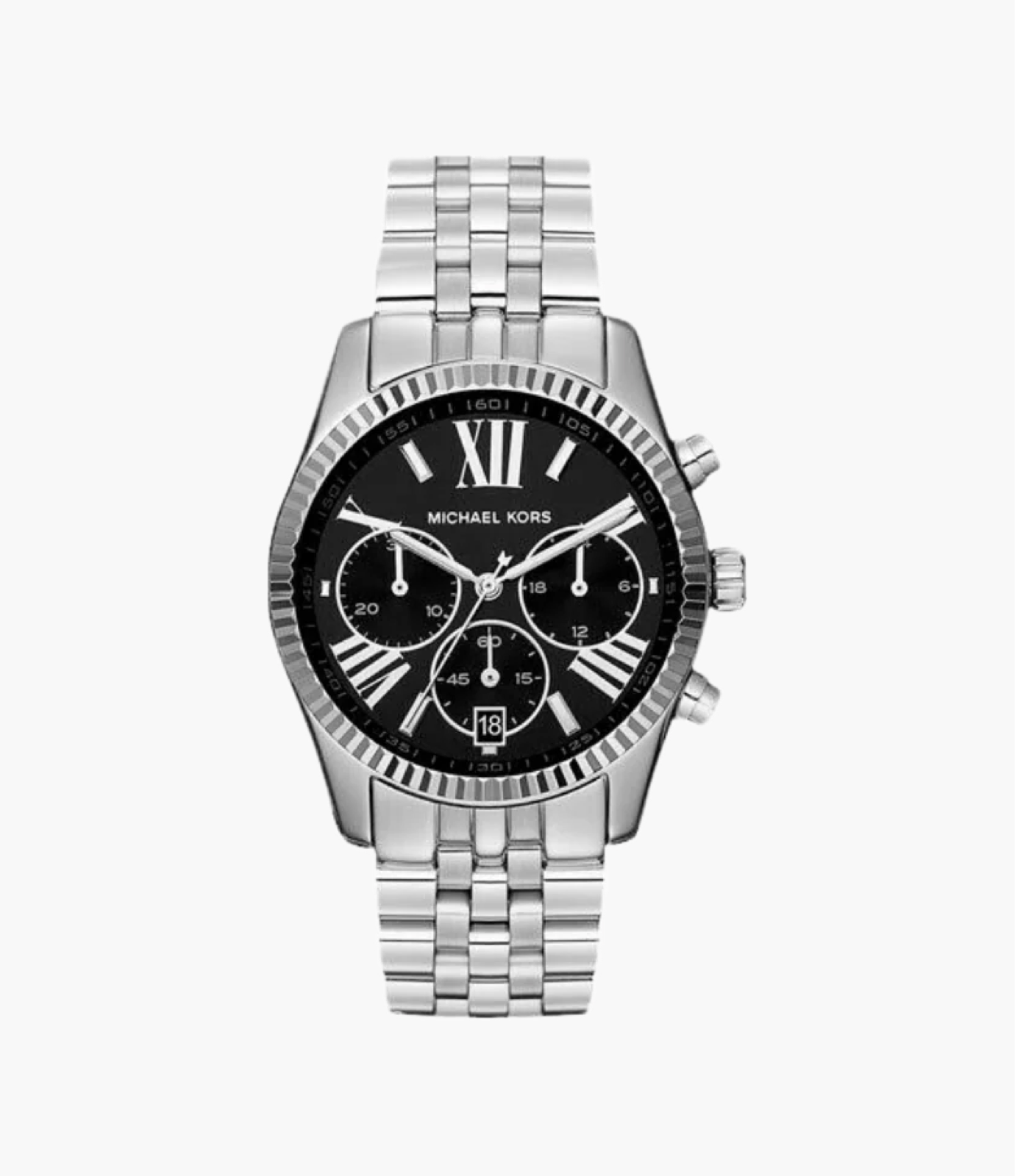 Michael Kors Men's Silver-Tone Lexington Watch