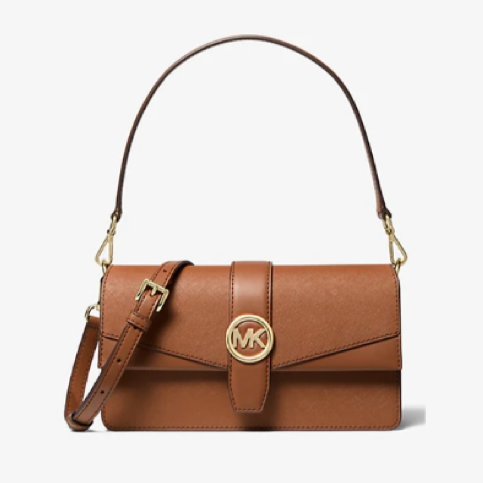 Greenwich Medium Saffiano Leather Shoulder Bag