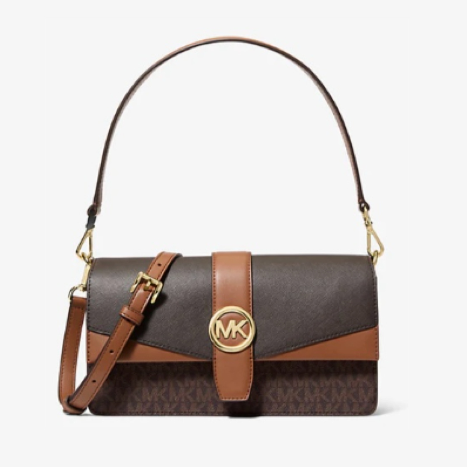 Greenwich Medium Saffiano Leather Shoulder Bag