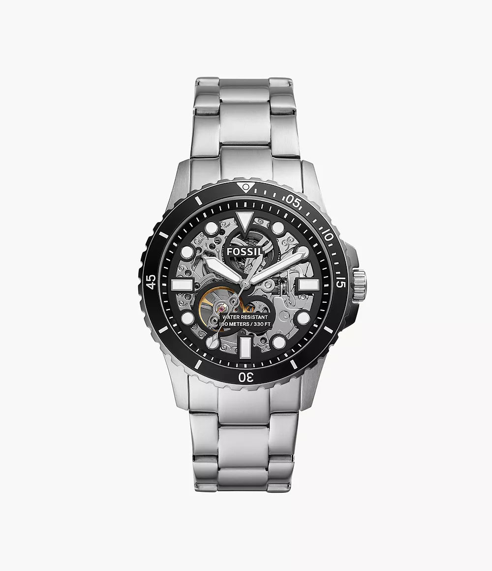 Fossil Fb-01 Automatic Stainless Steel Mens Watch