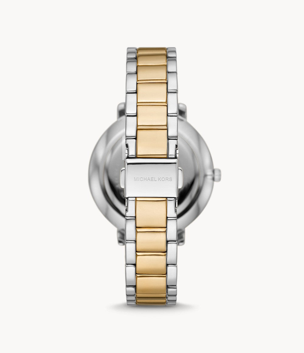 Michael Kors Pyper Three-Hand Two-Tone Alloy Watch