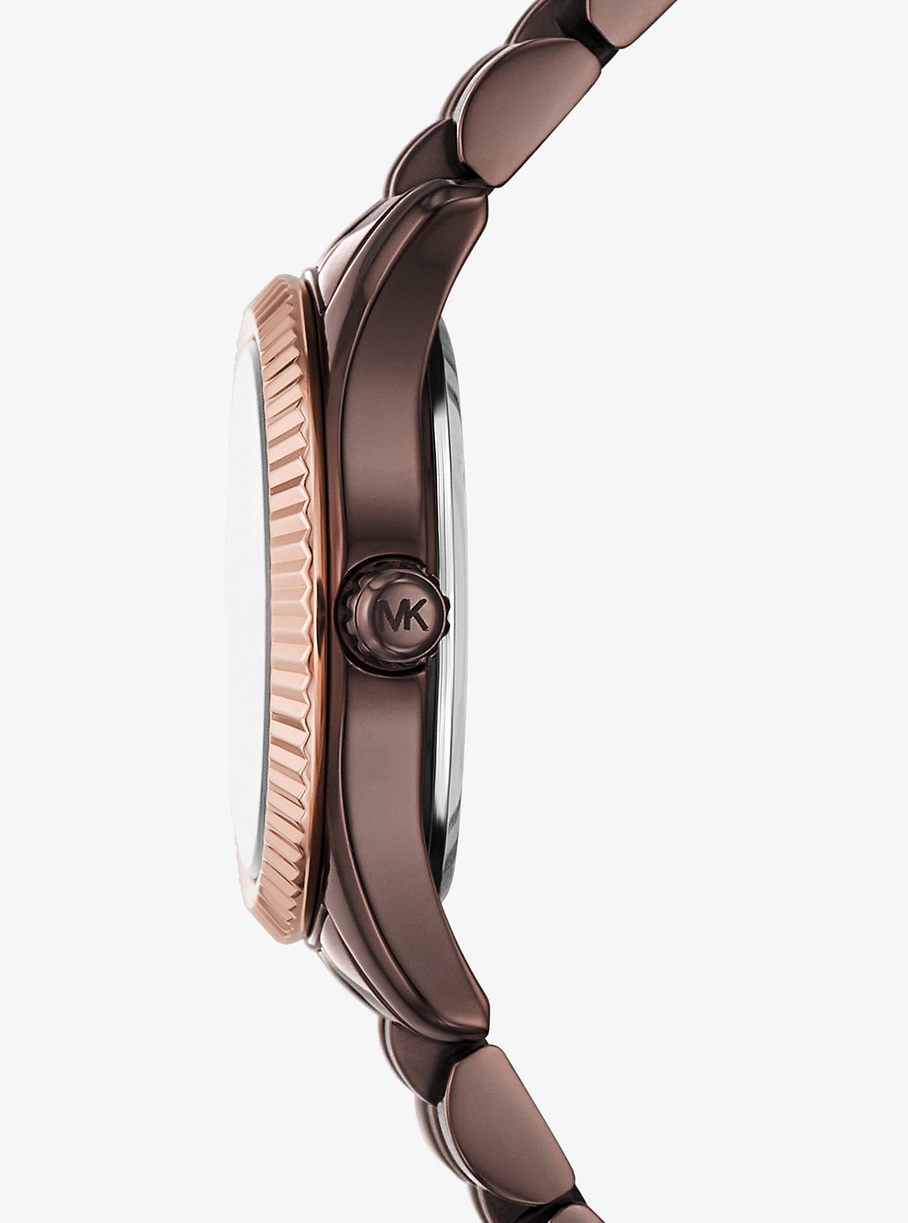 Michael Kors Petite Lexington Pavé Espresso-Tone Watch