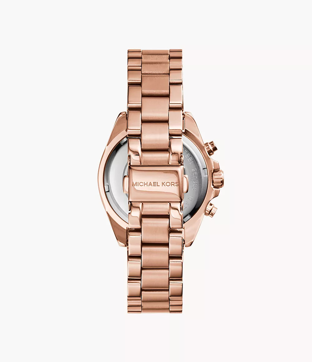 Michael Kors Rose Gold-Tone Bradshaw Mini Watch