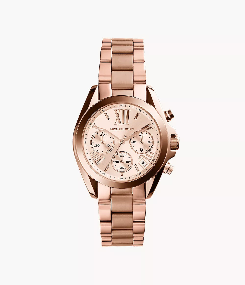 Michael Kors Rose Gold-Tone Bradshaw Mini Watch