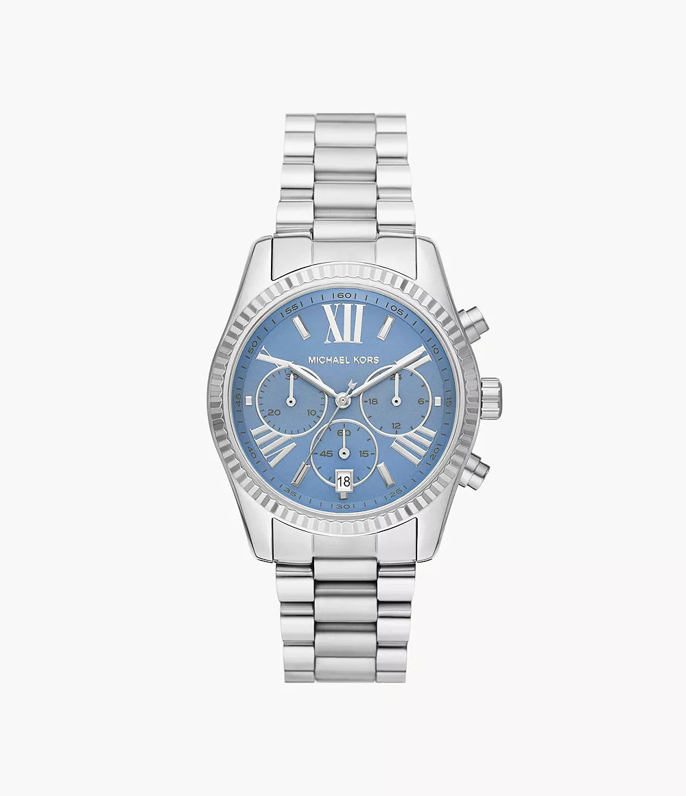 Michael Kors Lexington Chronograph Stainless Steel Watch | Timevault