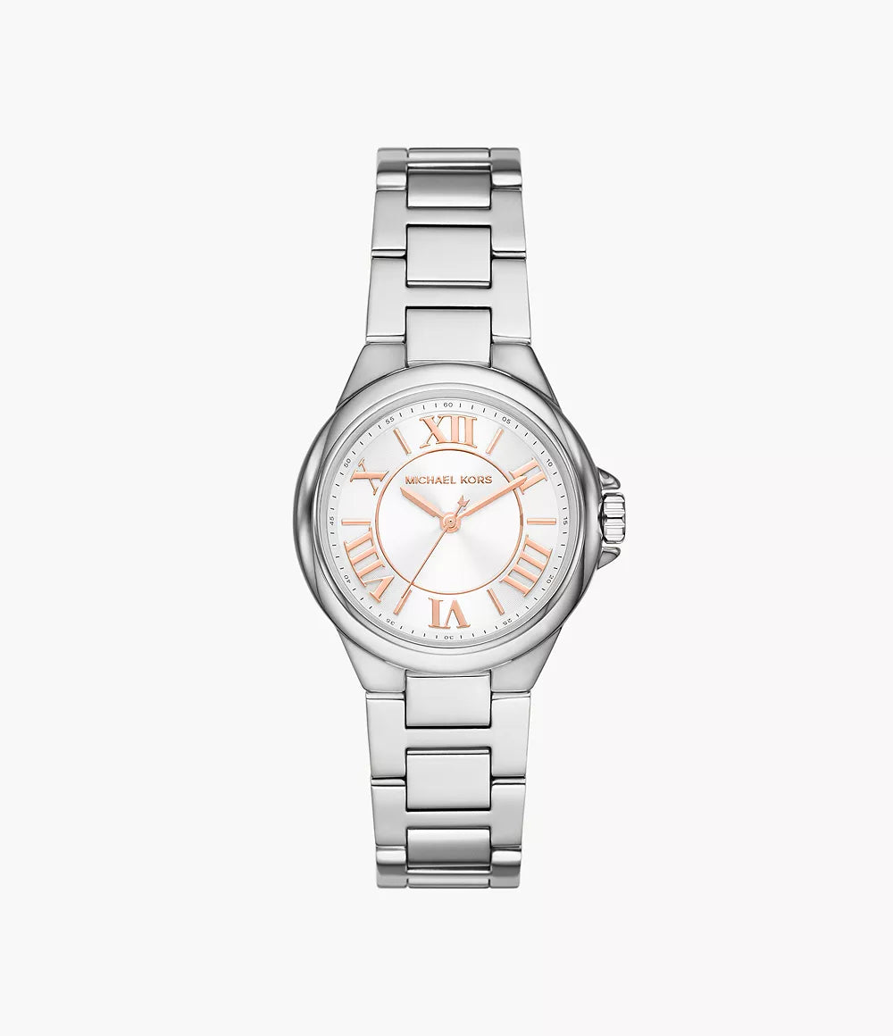 Michael Kors Camille Three-hand Stainless Steel Watch