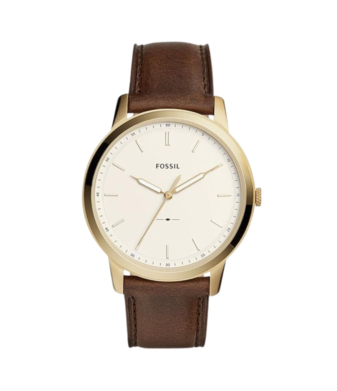 Fossil Minimalist Leather Strap Watch