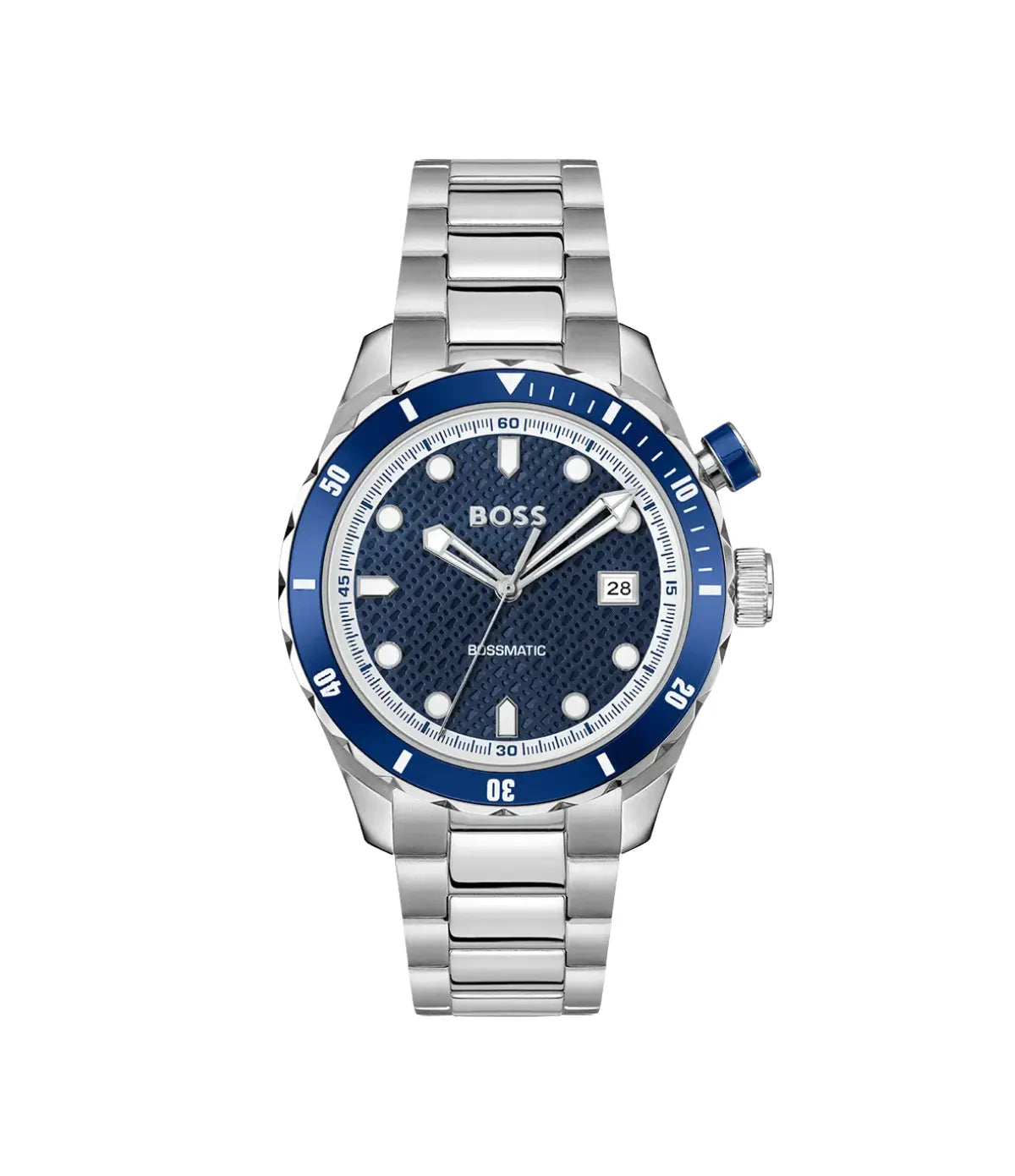 Hugo Boss Bossmatic 1514177 front view – blue dial | Time Vault Sri Lanka, Colombo