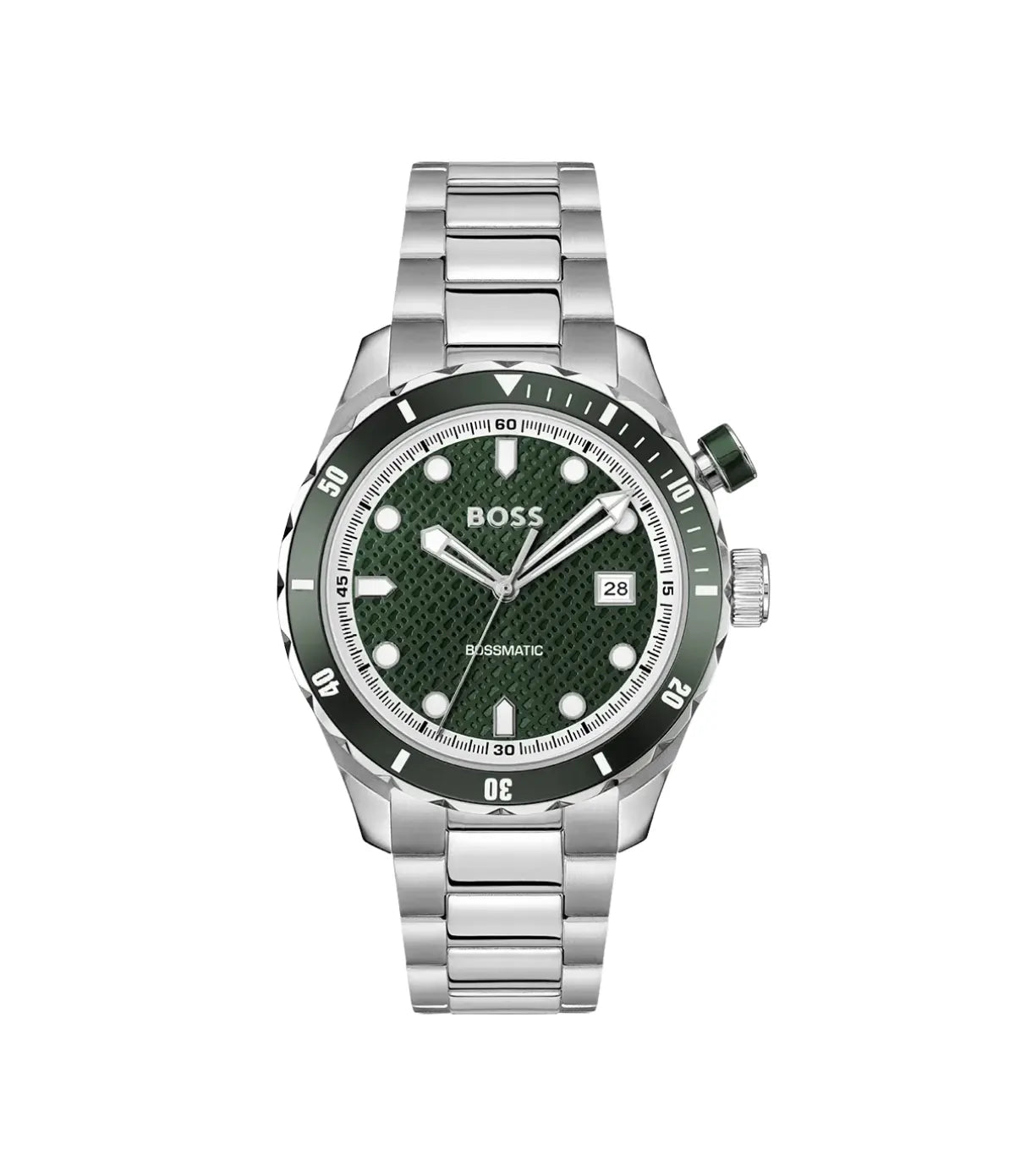 Hugo Boss Bossmatic 1514178 front view – green dial | Time Vault Sri Lanka, Colombo