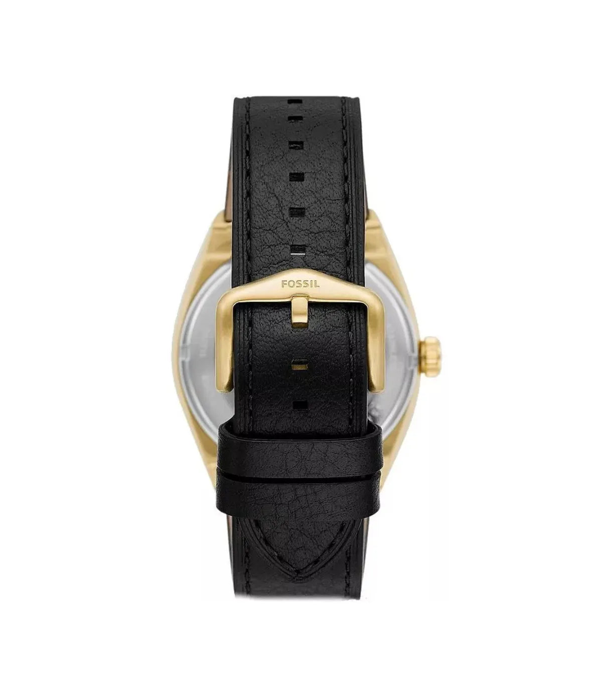 Fossil Everett ME3208 rear view of the caseback, 42mm automatic watch with leather - shop at time vault Sri Lanka