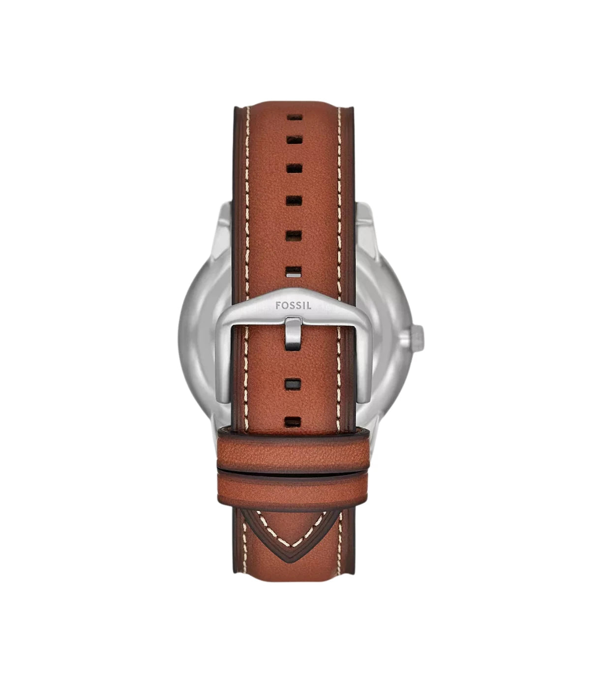 Back view of the Fossil Neutra FS5903 stainless steel case