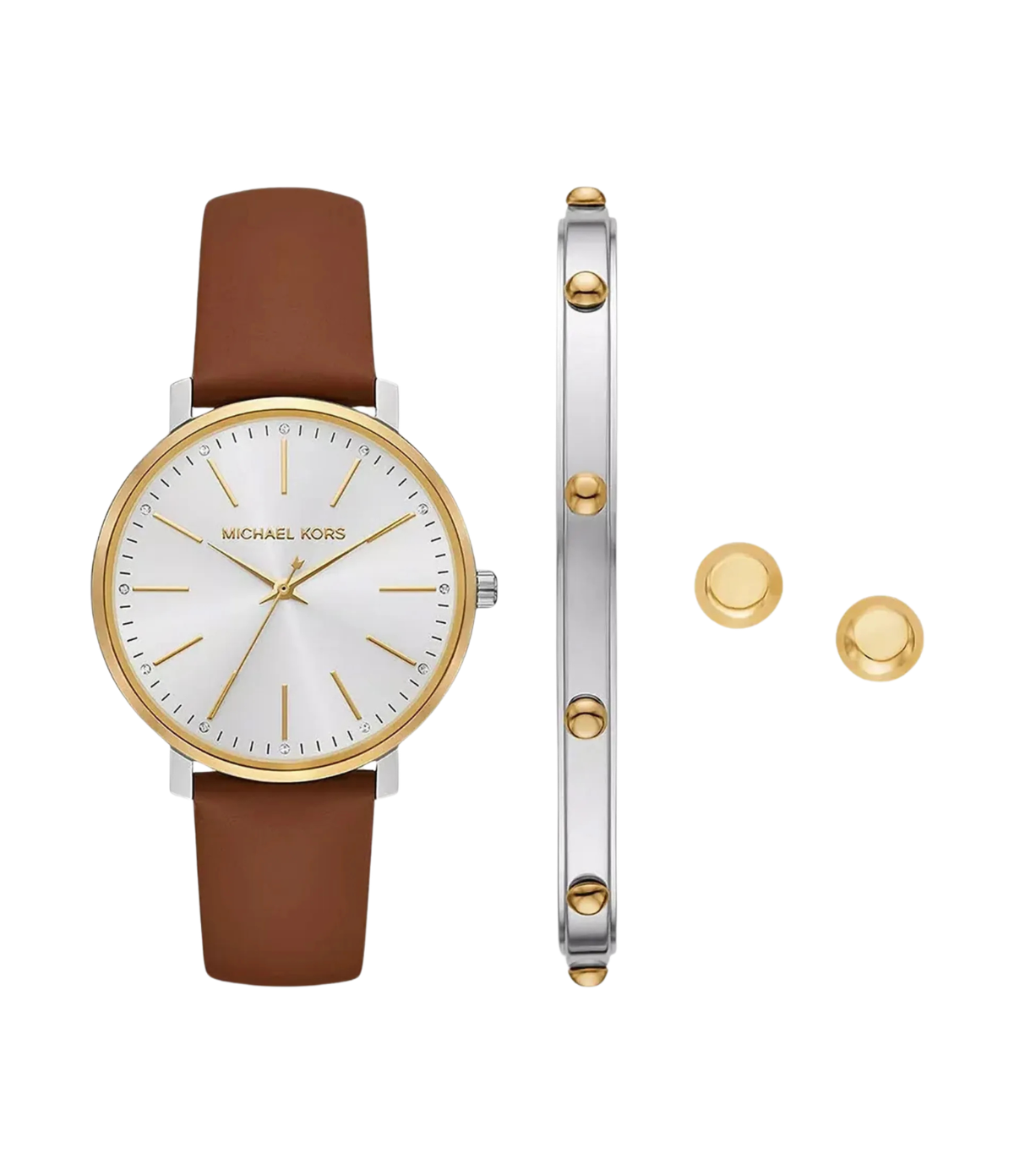 Michael Kors Pyper Gold-Tone Watch and Jewelry Gift Set