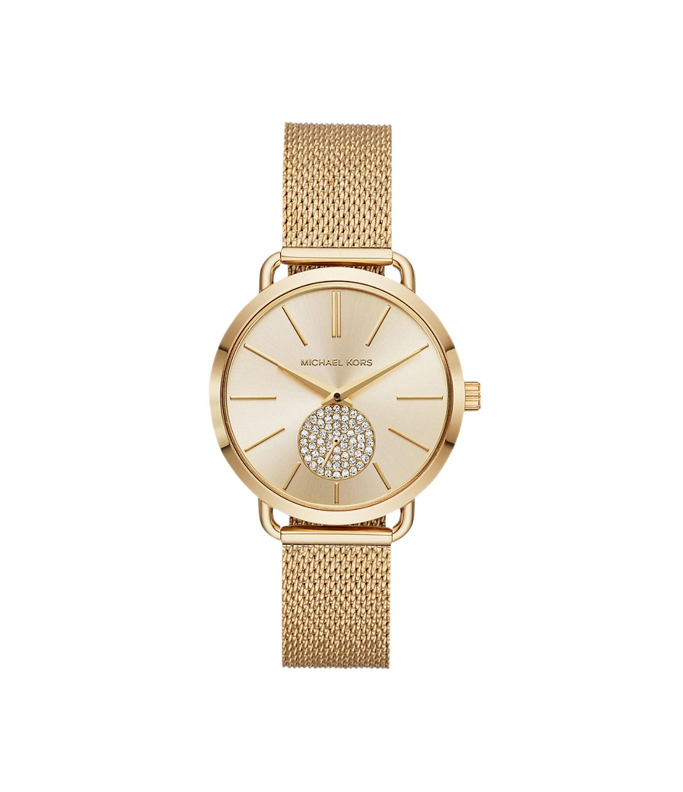 Michael Kors Portia Mesh Gold-Tone Watch
