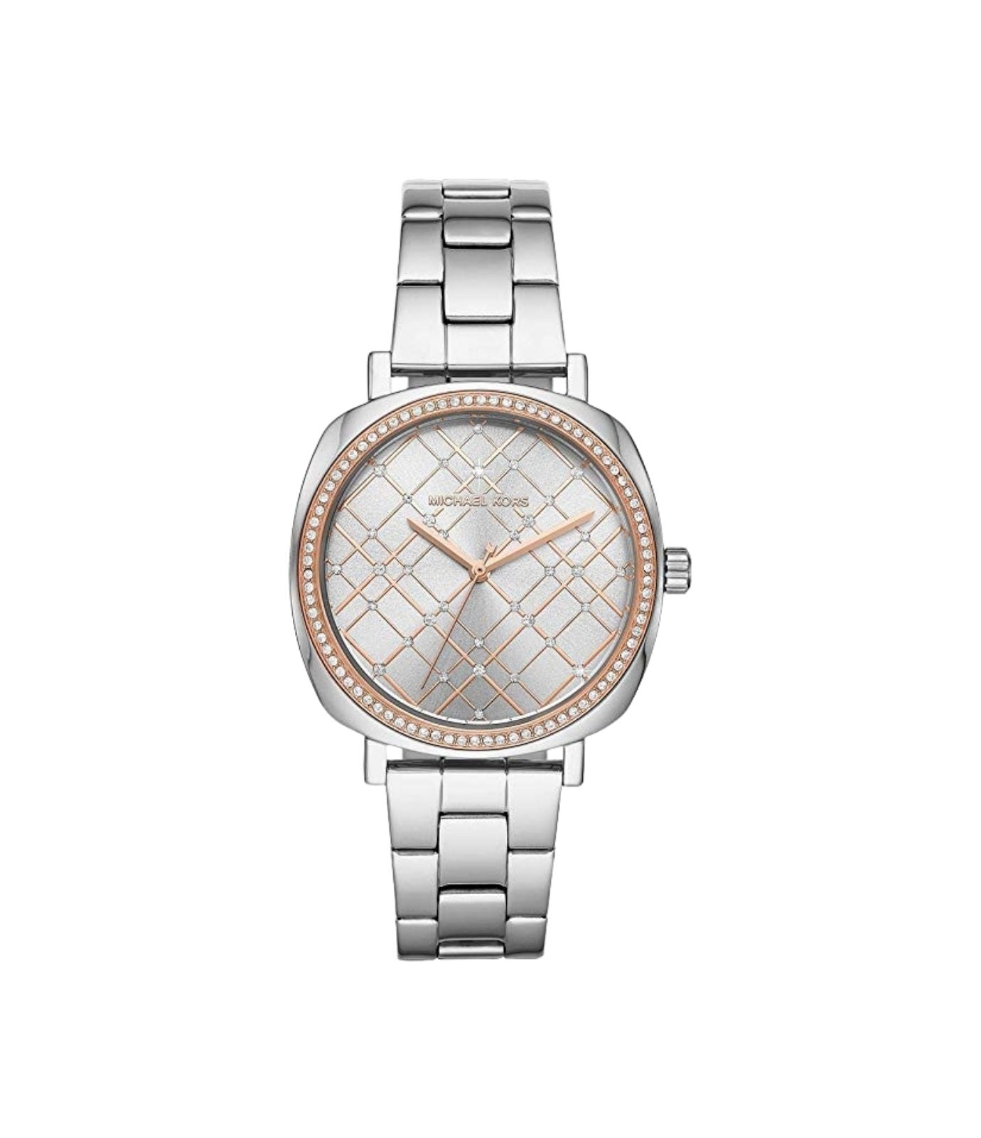 Michael Kors Women's Nia Silver Crystal Dial