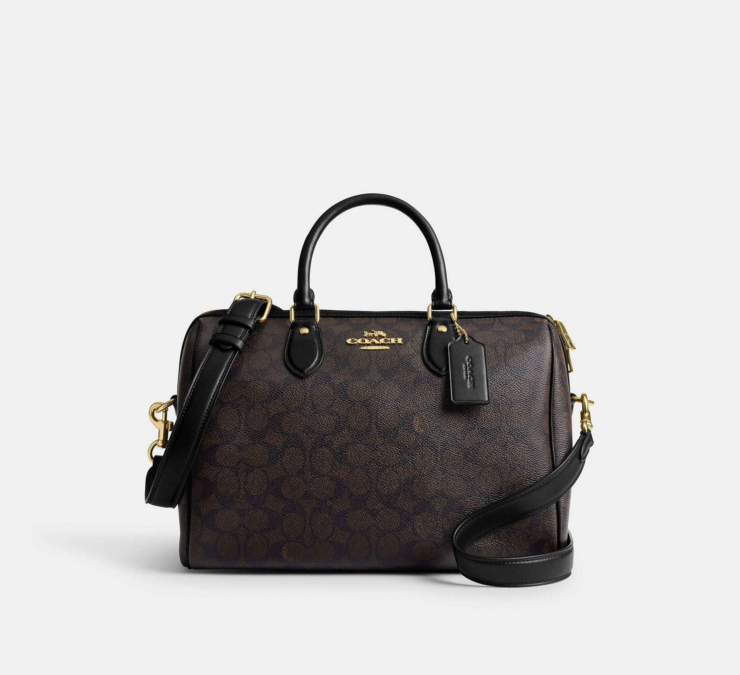 Rowan Large Satchel Bag In Signature Canvas