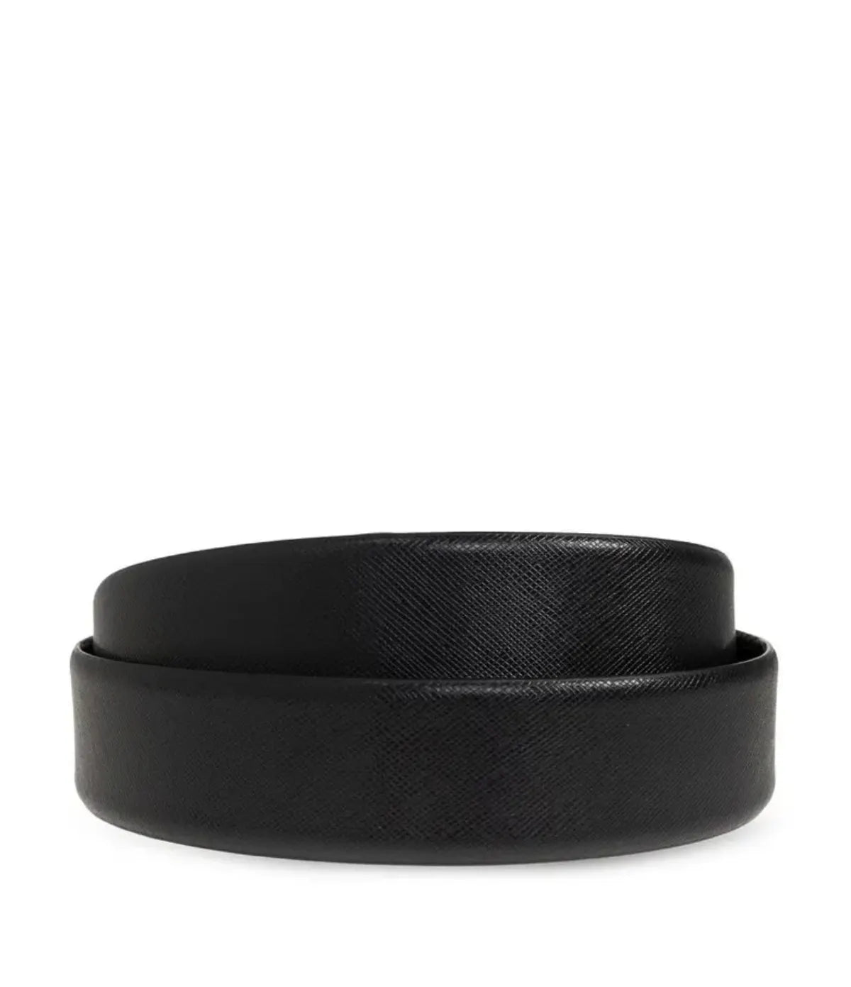 Reverse and back view of the Emporio Armani belt CETTIRE-961229211 showing the leather construction