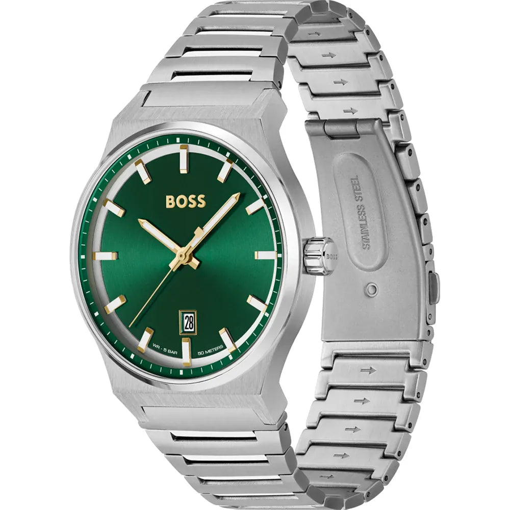 Hugo Boss Green Candor Men's Watch