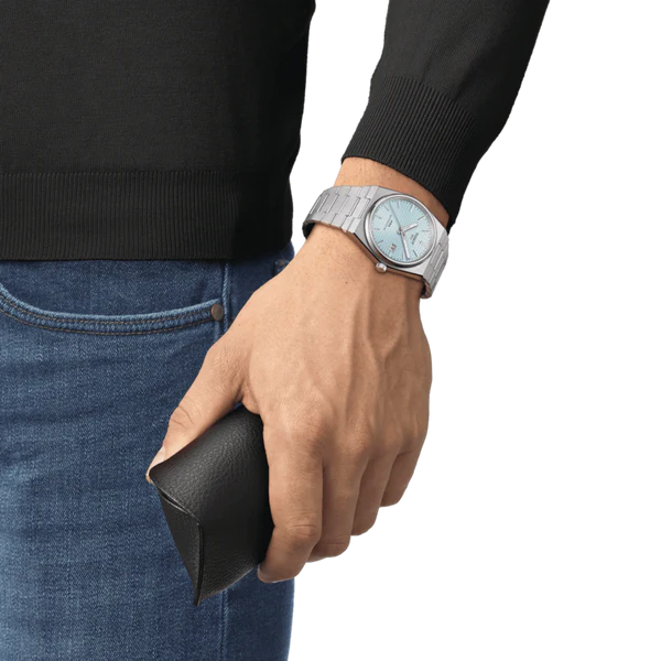Tissot Prx Powermatic 80 Ice Blue Watch