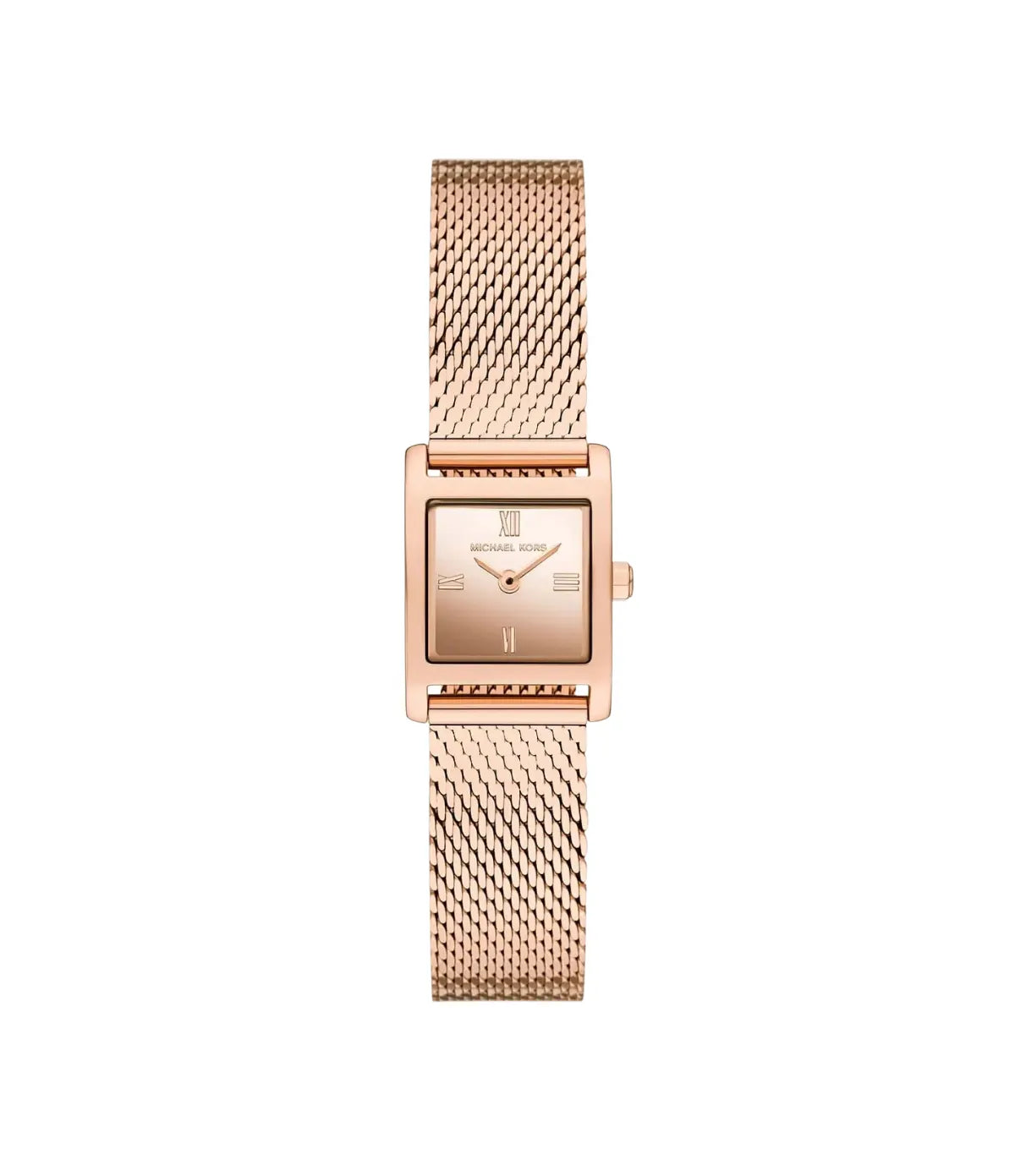 Georgie 19mm Rose Gold-Tone Watch MK4960 front view - women's Michael Kors watch with rose gold dial and rose gold finish, available in Sri Lanka at Time Vault