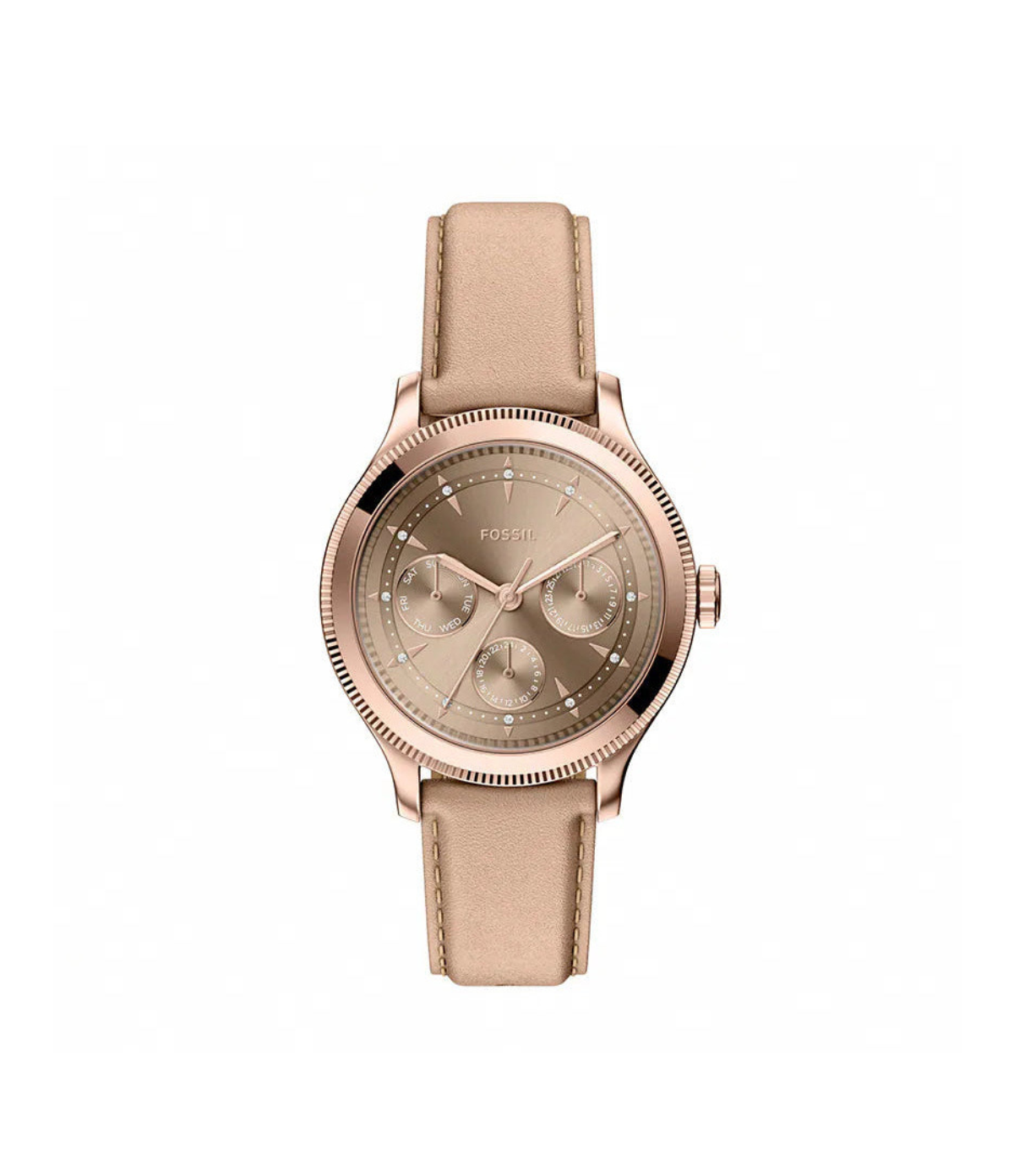 Fossil Brynn Gold-Tone Brown Chronograph Watch
