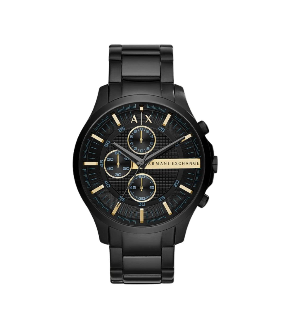Armani Exchange Chronograph Black Steal Watch