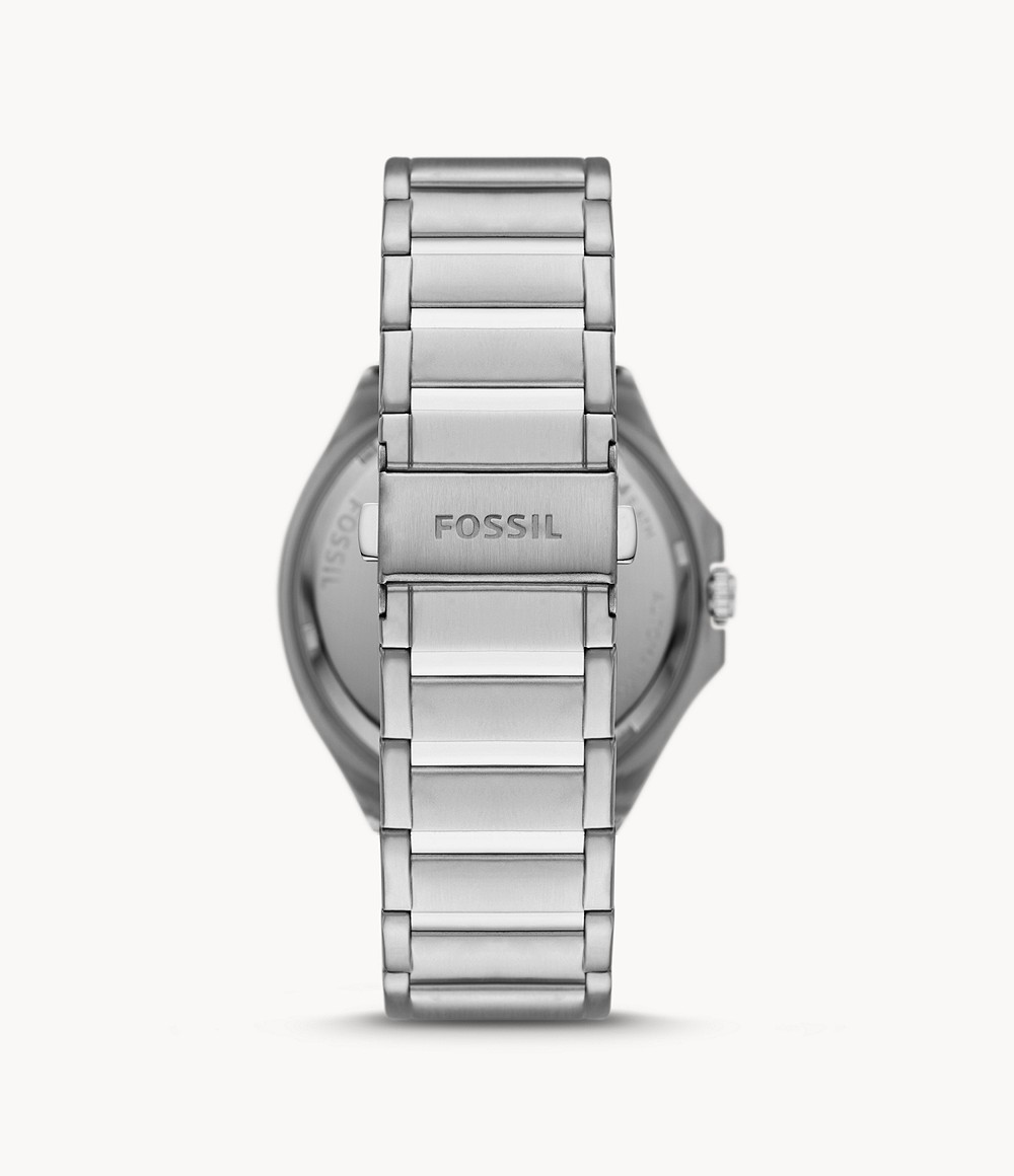 FOSSIL EVANSTON AUTOMATIC STAINLESS STREEL WATCH – Time Vault